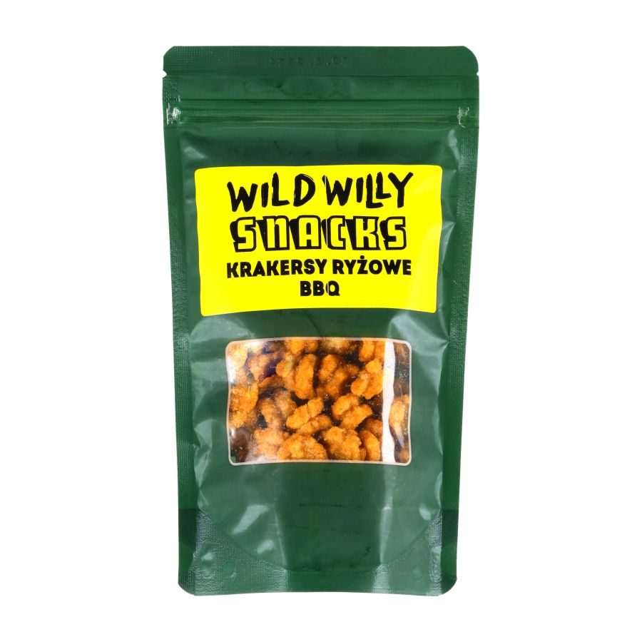 Wild Willy BBQ rice crackers 60 g 1/2