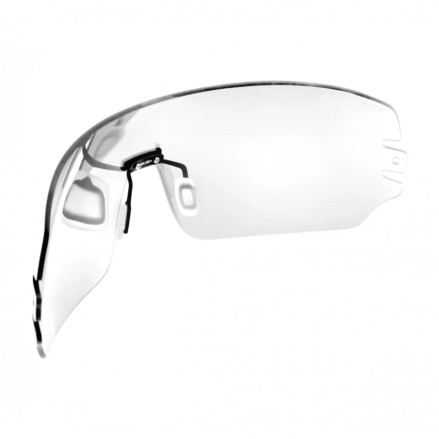 Wiley X Detection clear replacement glasses with nose. 3/4