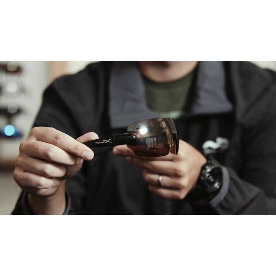 Wiley X Detection clear replacement glasses with nose. 4/4