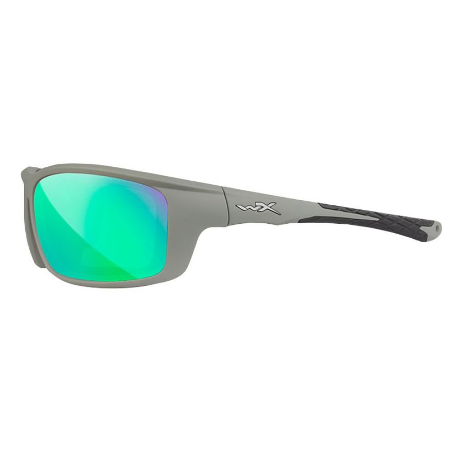 Wiley X Grid Captivate green mirror glasses, sh.op 3/7