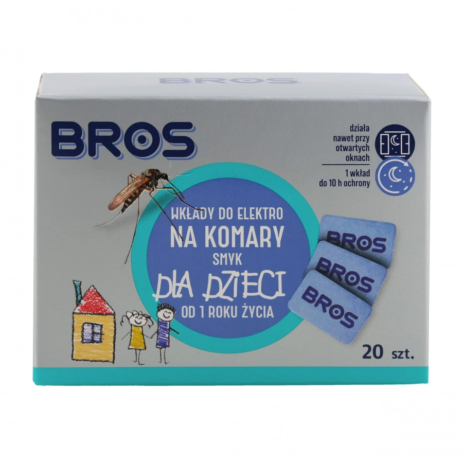 Wkłady Bros do urządzenia elektro 20 szt dla dzieci kompatybilne z odstraszaczami Nitecore 1/2