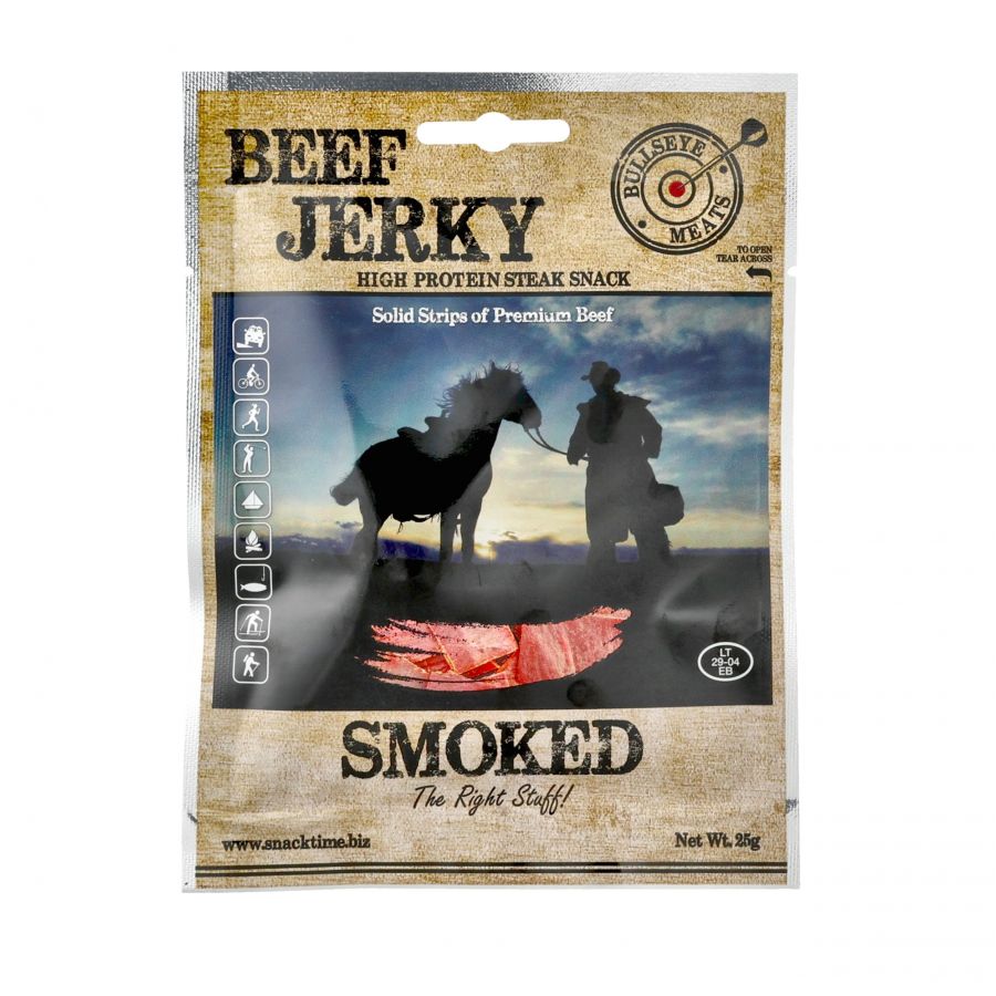 Wołowina Beef Jerky Smoked 25 g 1/2