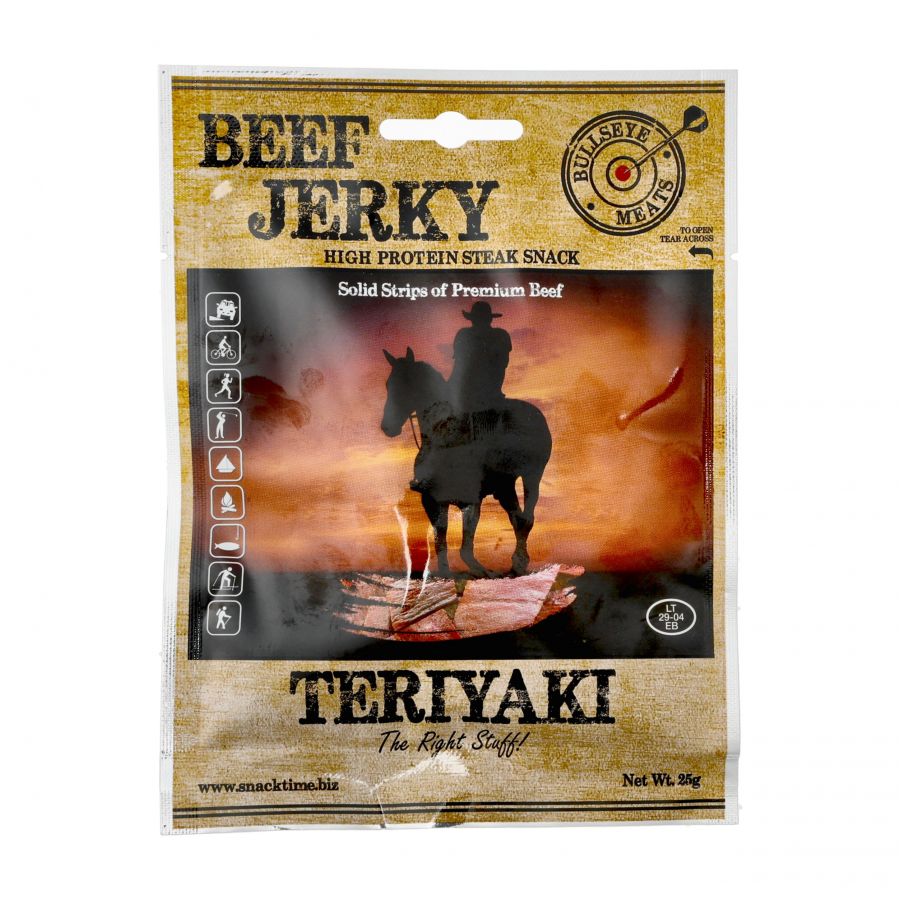 Wołowina Bullseye Meats Teriyaki 25 g 1/2