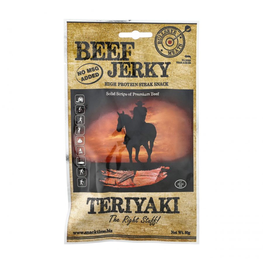 Wołowina Bullseye Meats Teriyaki 50 g 1/2