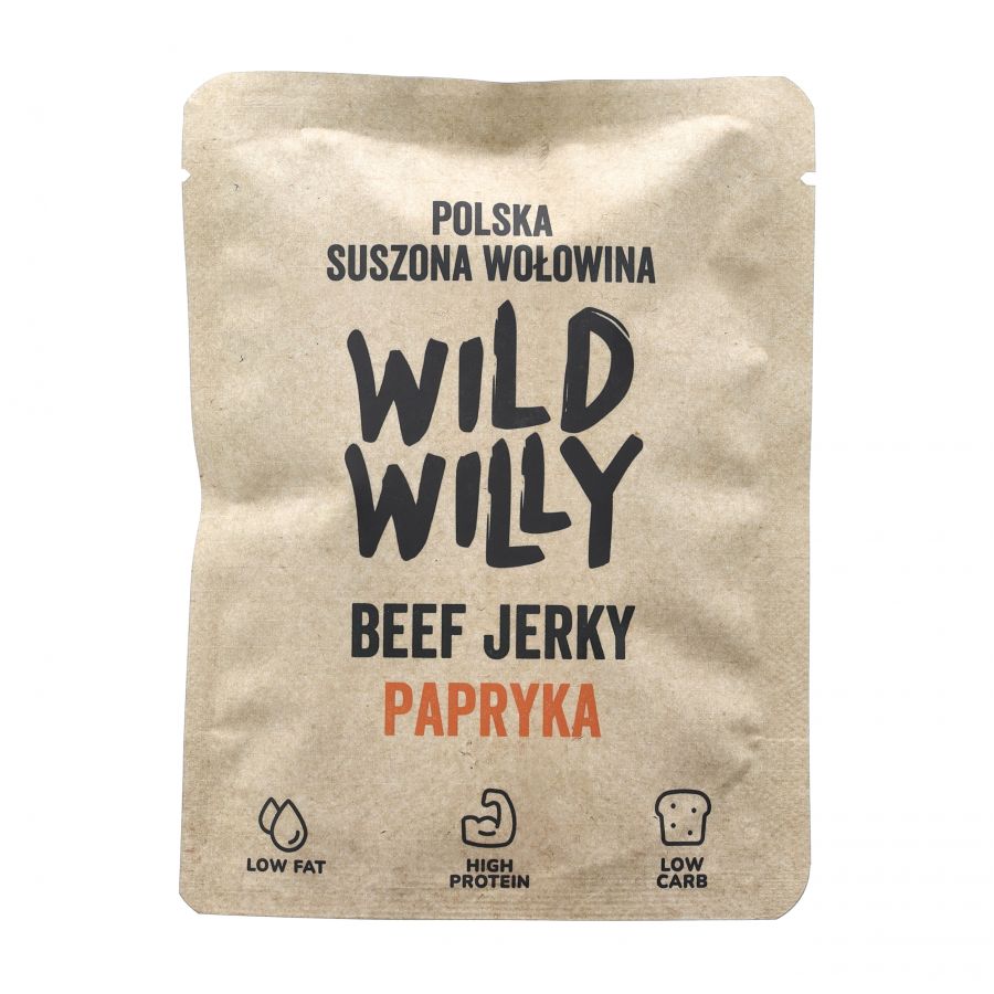 Wołowina suszona Wild Willy papryka 30 g 1/2