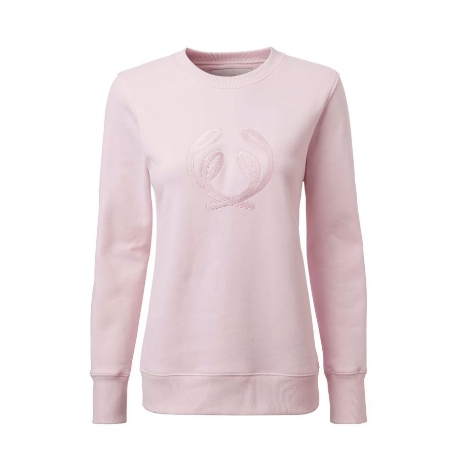 Women's Chevalier Symbol Soft Pink Sweatshirt 1/1