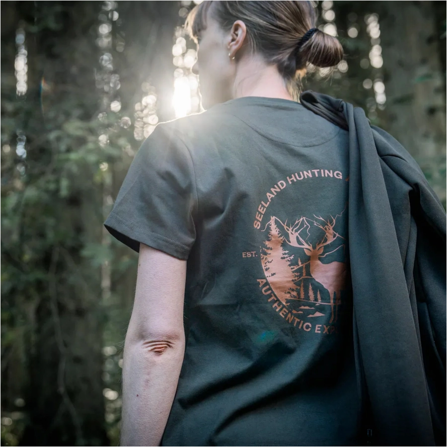 Women's Seeland Hunting Heritage Pine gree T-shirt 3/7