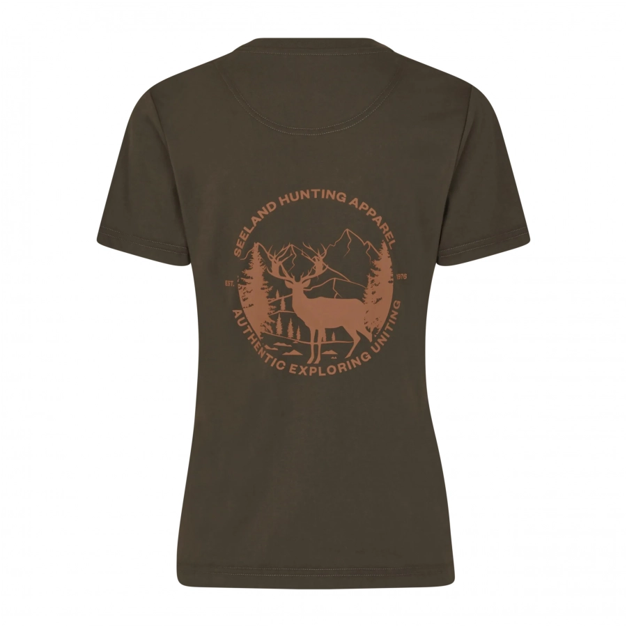 Women's Seeland Hunting Heritage Pine gree T-shirt 2/7