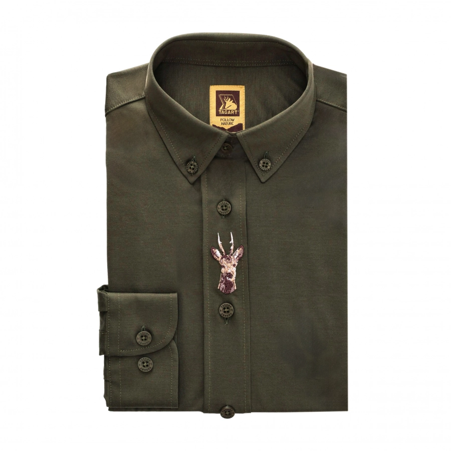 Women's shirt Tagart Goat dark green 3/3