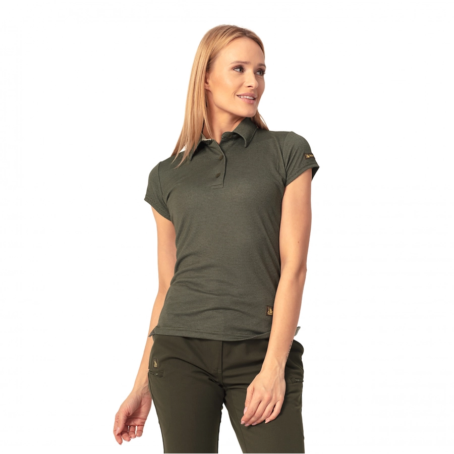 Women's Tagart Hals 2 dark olive shirt 1/3