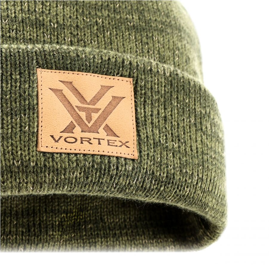 Women's Vortex Northern Pass Beanie olive green 3/4