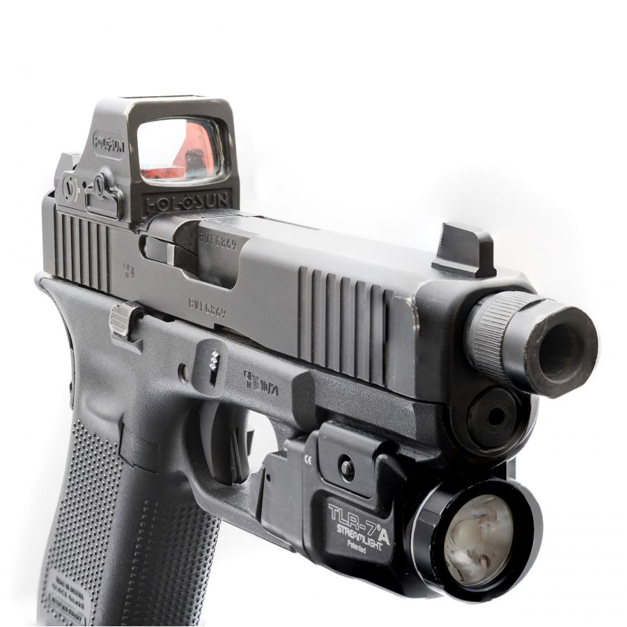 Wysokie przyrządy celownicze DTF Analog Sights High do Glock Gen 5 MOS - Black On Black 4/6