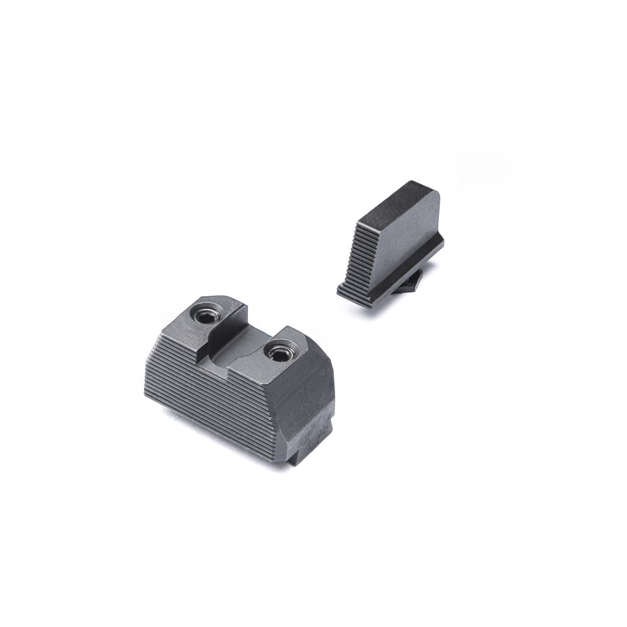 Wysokie przyrządy celownicze DTF Analog Sights High do Glock Gen 5 MOS - Black On Black 1/6