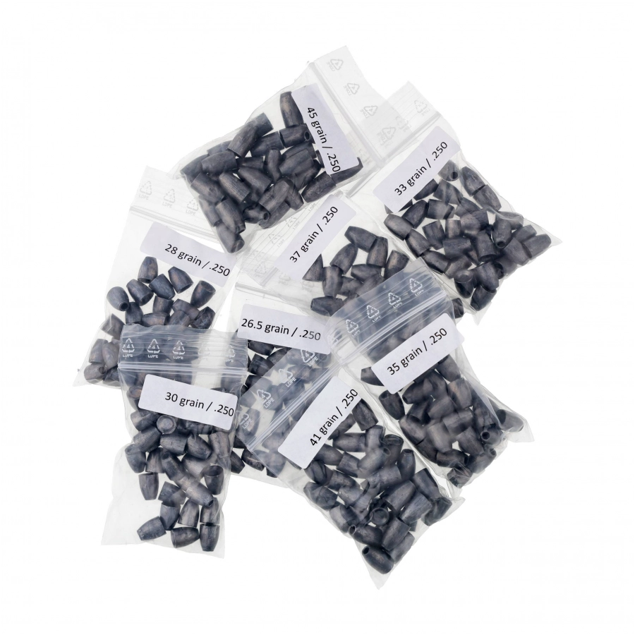 ZAN slug .25 (6.35mm) test set - 8x30pcs- 30 2/2