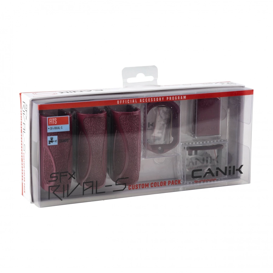 Zestaw akcesoriów Custom Color Pack do pistoletu Canik SFx Rival-S black cherry MMAC-702 4/4