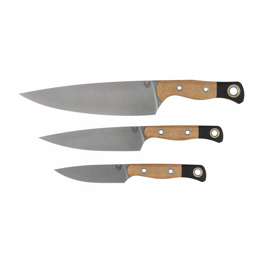 Zestaw noży kuchennych Benchmade Custom 4000-02 Maple Valley Richlite 3-częściowy 1/5