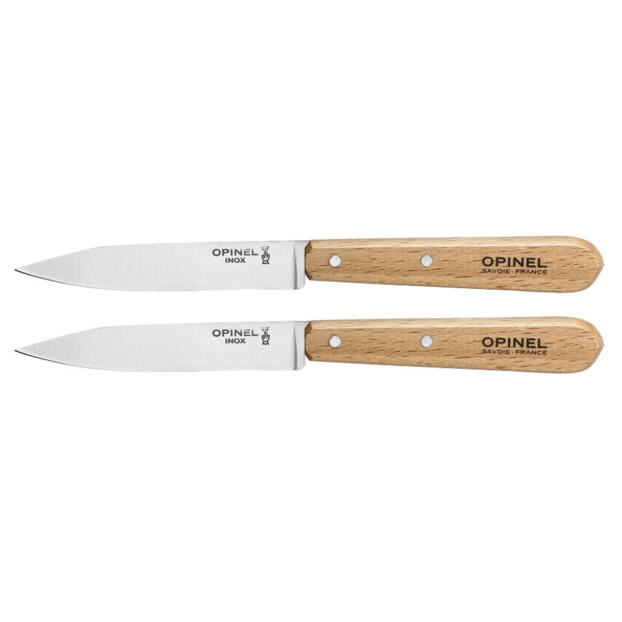 Zestaw noży kuchennych Opinel 112 Paring Knife natural 2 szt. 1/2