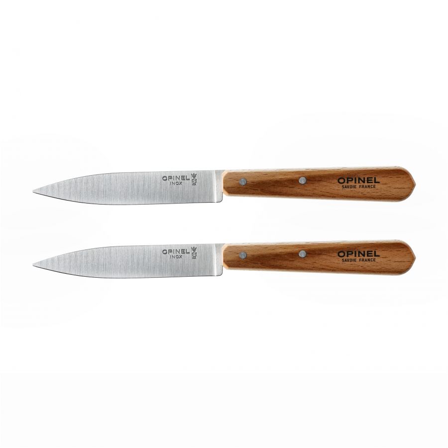 Zestaw noży kuchennych Opinel 112 Paring Knife natural 2 szt. 1/5