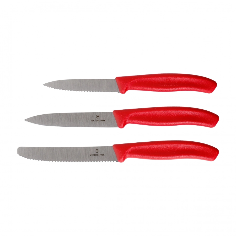 Zestaw noży kuchennych Victorinox Swiss Classic 6.7111.34C1 3 szt. czerwony 1/3
