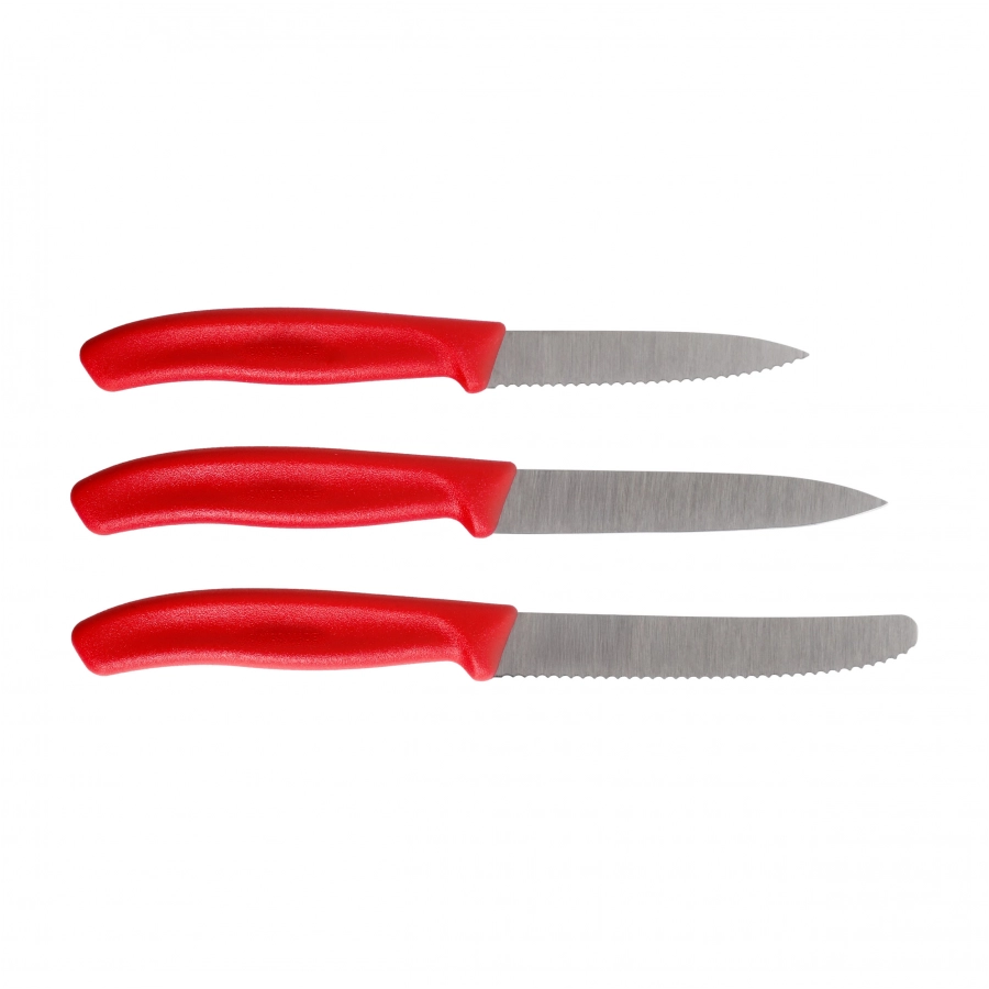 Zestaw noży kuchennych Victorinox Swiss Classic 6.7111.34C1 3 szt. czerwony 2/3