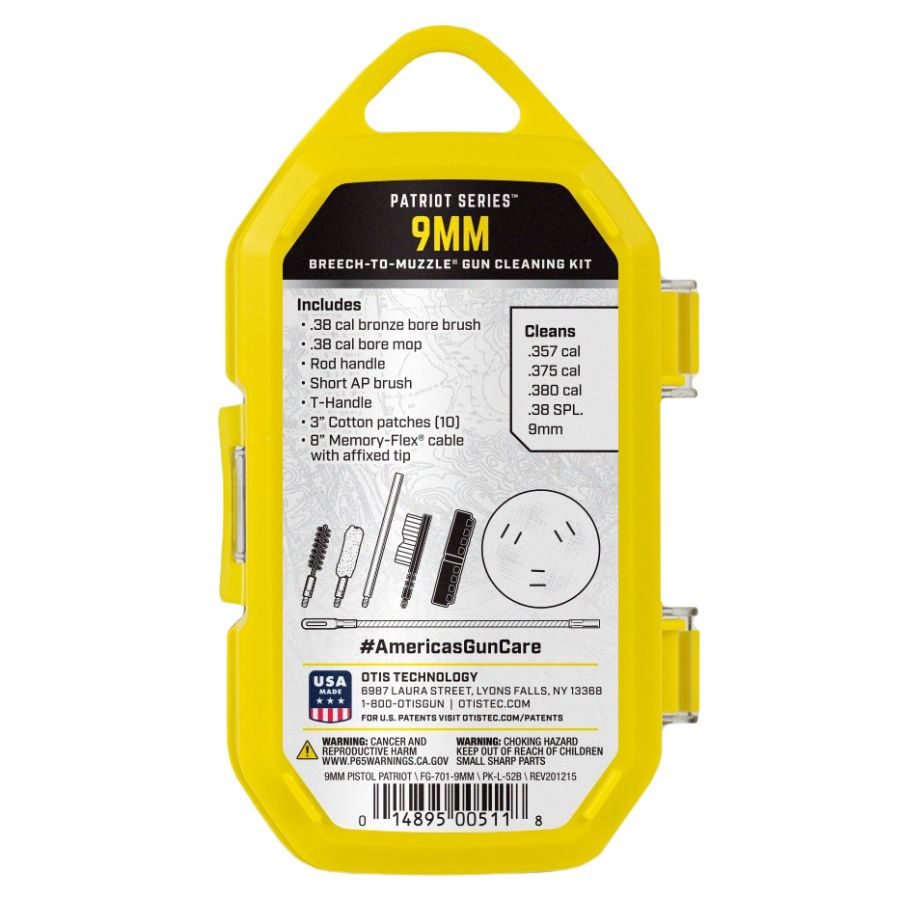 Zestaw Otis do czyszczenia Patriot kal.9mm pistol FG-701-9MM 3/3