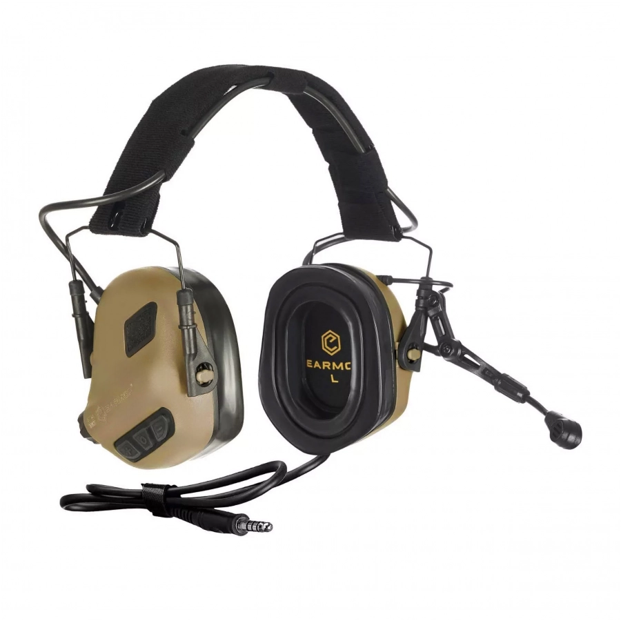 Zestaw słuchawkowy Earmor M32-CB Plus coyote brown 1/3