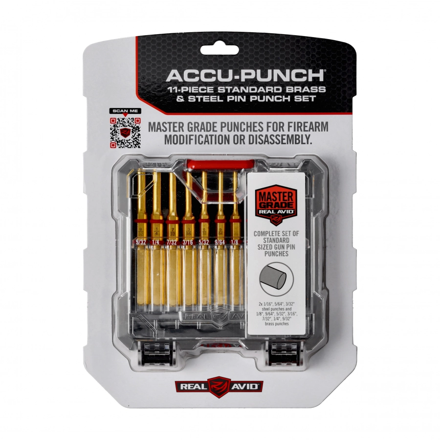 Zestaw wybijaków Real Avid Accu-Punch 11 elementów AVAPK-B 1/5