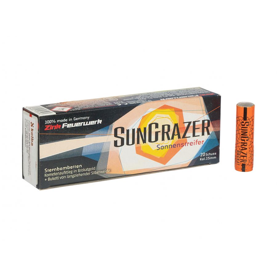 Zink Feuerwerk Sun Grazer 20pcs pistol ray. 1/3