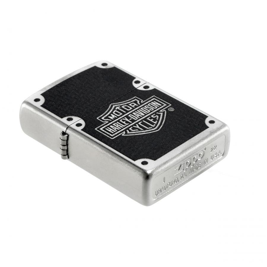 Zippo Harley-Davidson Carbon Fibre Lighter 2/5