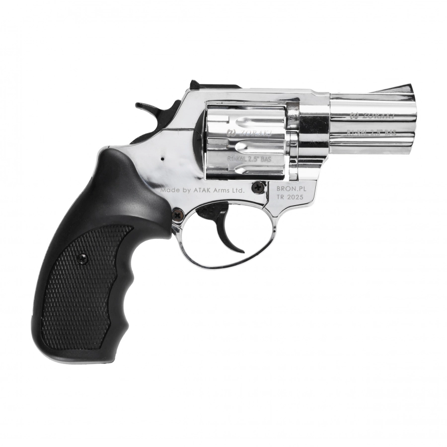 Zoraki R1-K6L BAS 2.5" chrome bang revolver 2/12