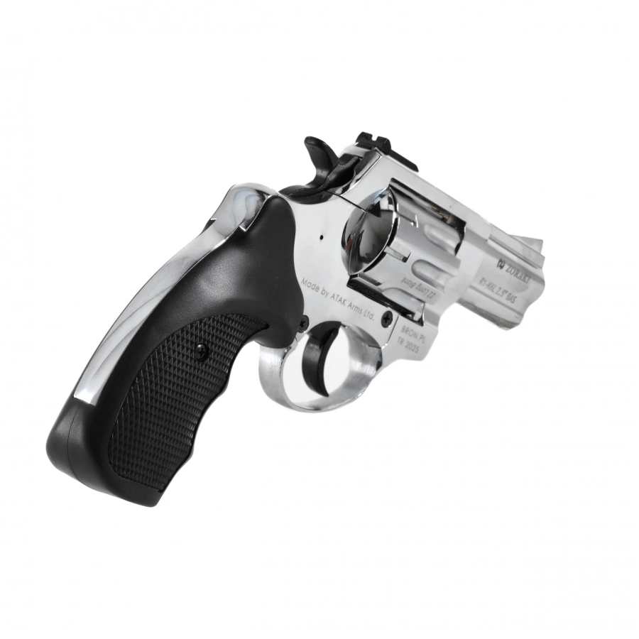 Zoraki R1-K6L BAS 2.5" chrome bang revolver 4/12