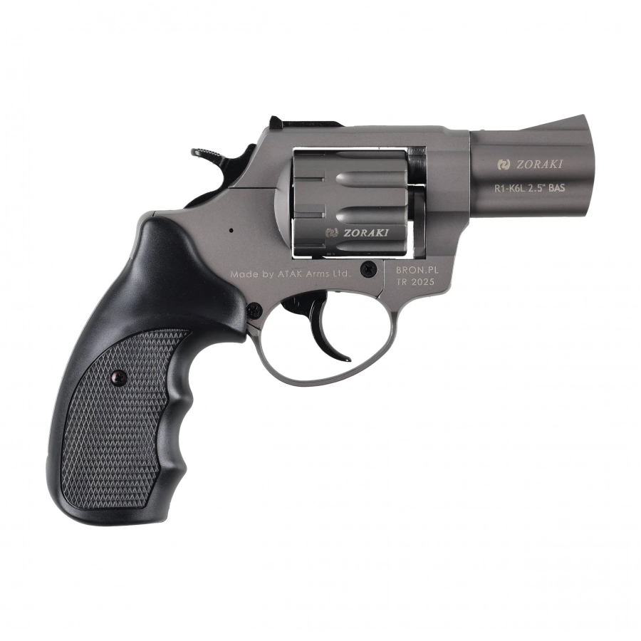 Zoraki R1-K6L BAS 2.5" titanium bang revolver 2/13