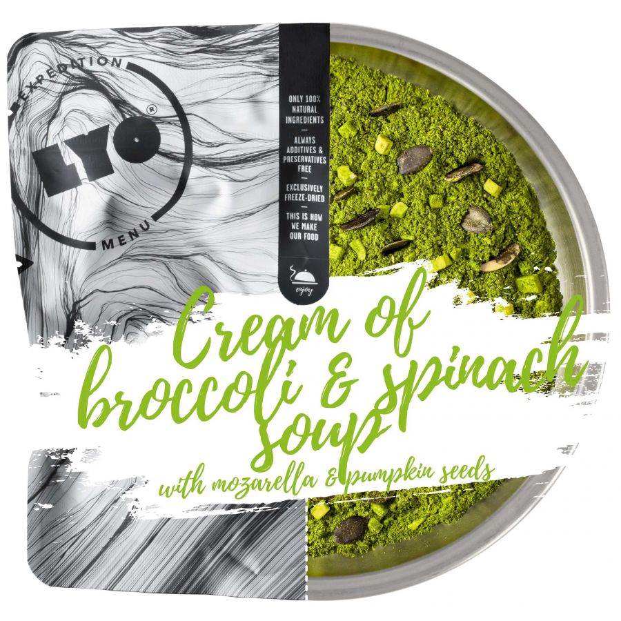 Żyw liof LyoFood Cream soup brocc.spinach. 370 g 1/4