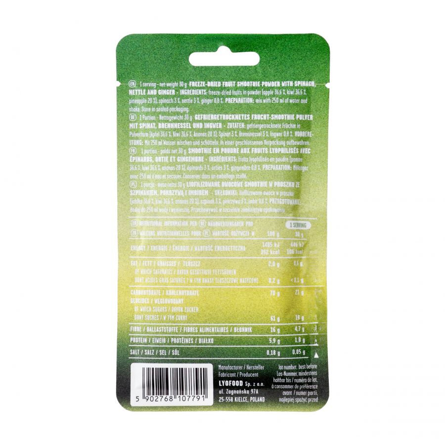 Żywność liofilizowana LyoFood Green smoothie 30 g 2/2