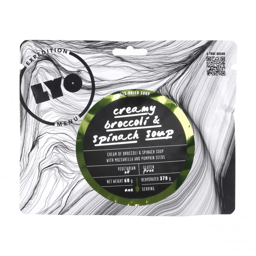 Żywność liofilizowana LYOFOOD Kremowa zupa brokułowo-szpinakowa 370 g 1/2