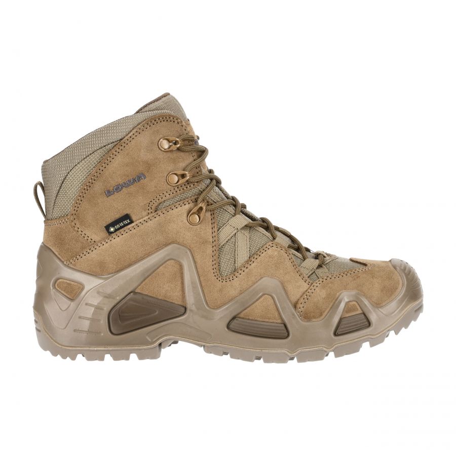 エルミファー Men's boots LOWA ZEPHYR GTX MID TF UK coyote - shop kolba.pl