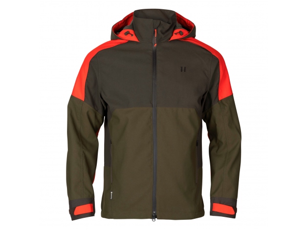 Kurtka Härkila Pro Hunter Dog Keeper GTX willow green / orange