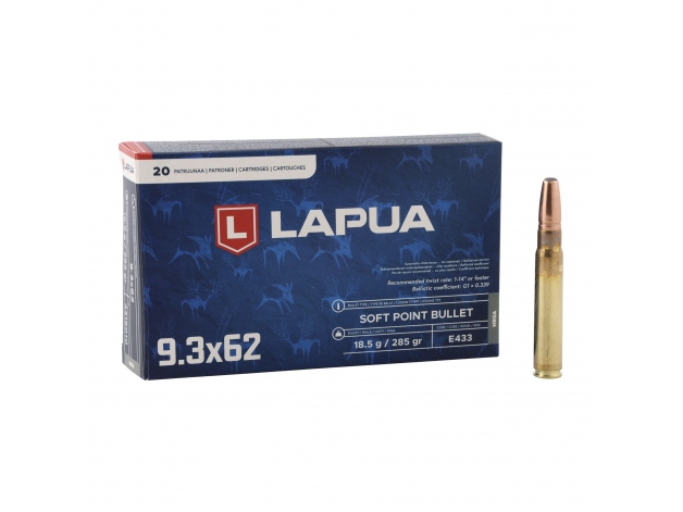 LAPUA 9.3x62 MEGA 18.5g/285gr SP ammunition - shop kolba.pl