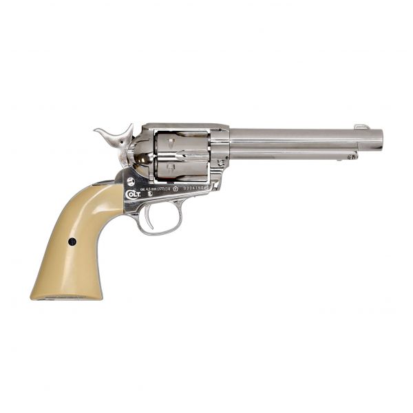 Air revolver Colt SAA .45-5,5" nickel 4,5 mm diabolo