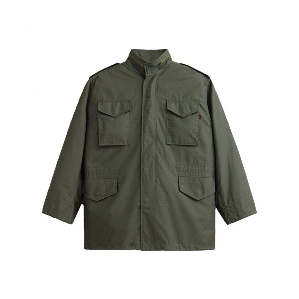 Alpha men's jacket M-65 olive green