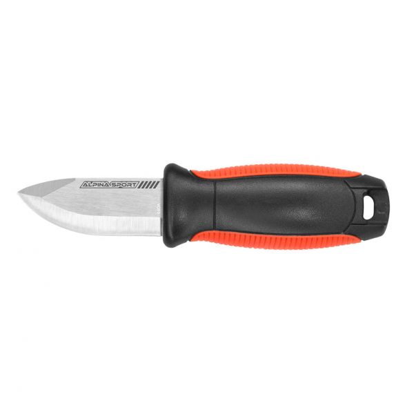 Alpina Sport Ancho small knife black and orange