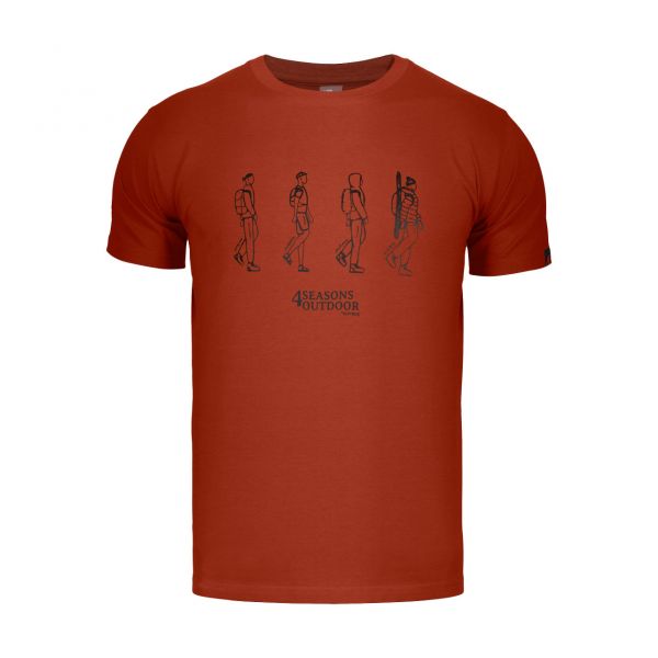 Alpinus Four men's t-shirt orange