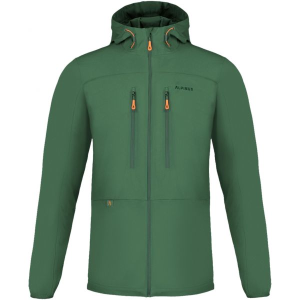 Alpinus men's softshell jacket Pourri green