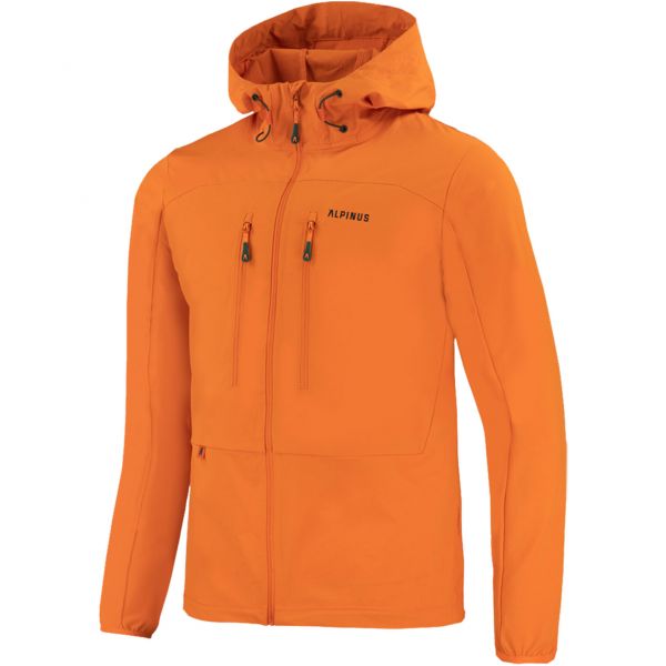 Alpinus men's softshell jacket Pourri orange