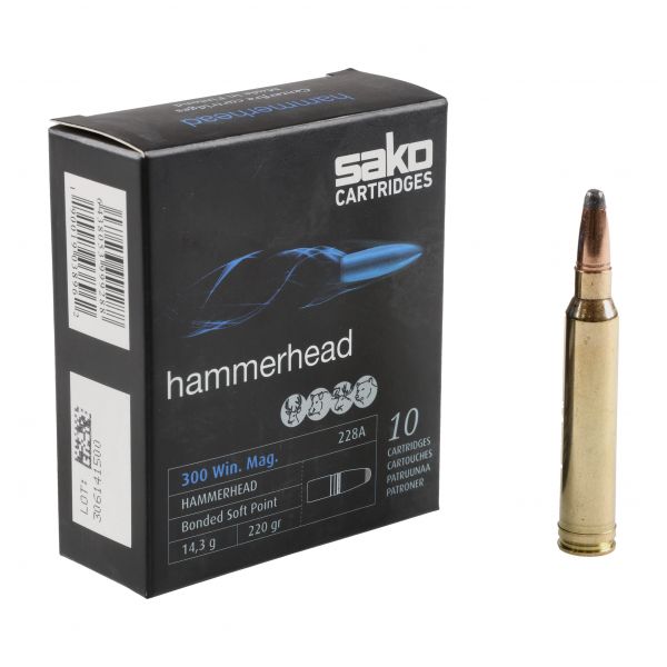 Amunicja SAKO Hammerhead  kal. 300WinMag 14,3 g