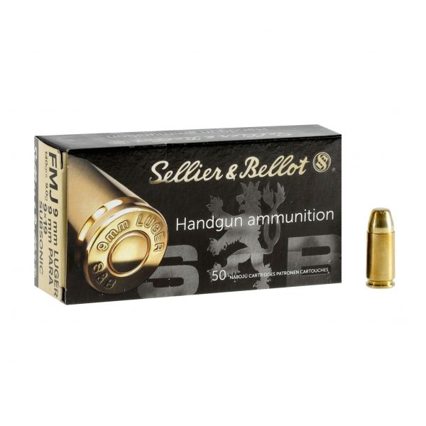 Amunicja Sellier&Bellot 9mm Luger 9g FMJ