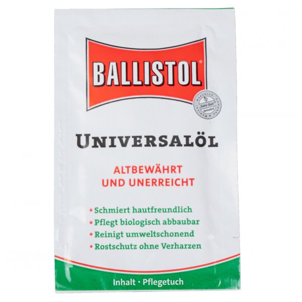Ballistol oil soaked wipe