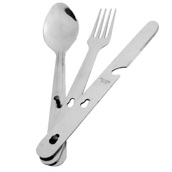 BCB 3-in-1 lightweight cutlery set