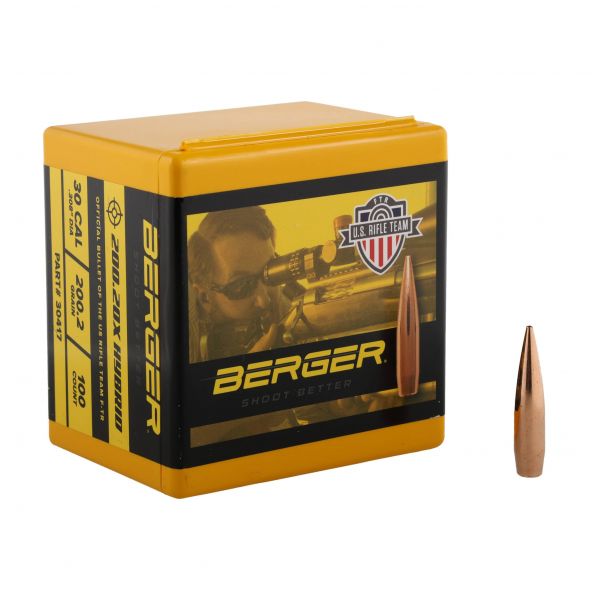 Berger bullet cal. .30 Hyb Tar 200.20x gr 100pcs
