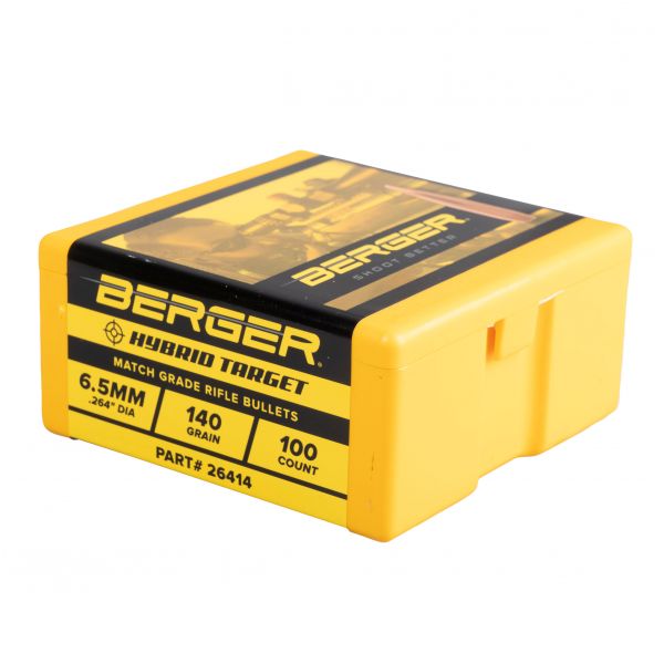 Berger bullet cal. 6.5 Hyb Tar 9.07g/140gr 100pcs